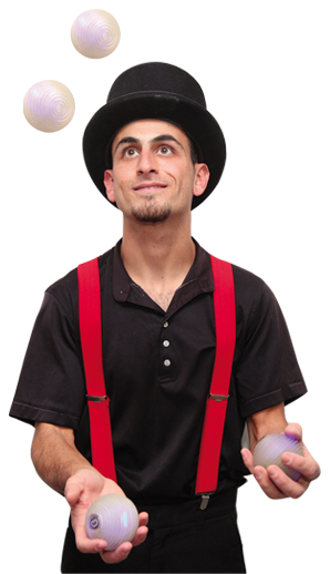 סדנת ג'אגלינג וקרקס